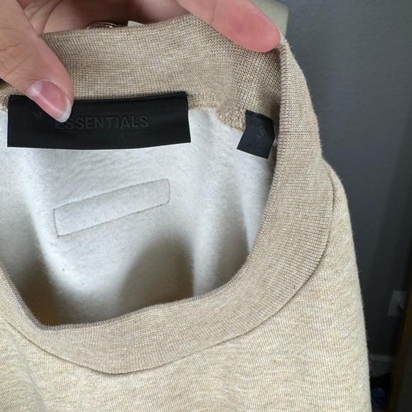 Essentials Beige Crewneck Sweater - Picture 5 of 5